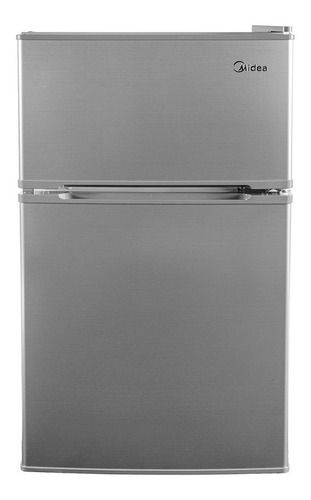 Refrigerador frigobar Midea MRTD04G2NBG2 silver always cool con freezer 96L 115V