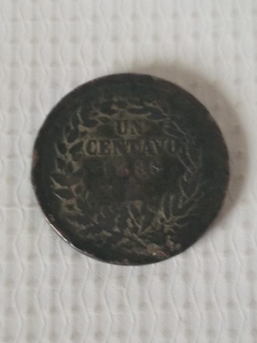 Moneda Un Centavo 1886 República Mexicana (Usado)