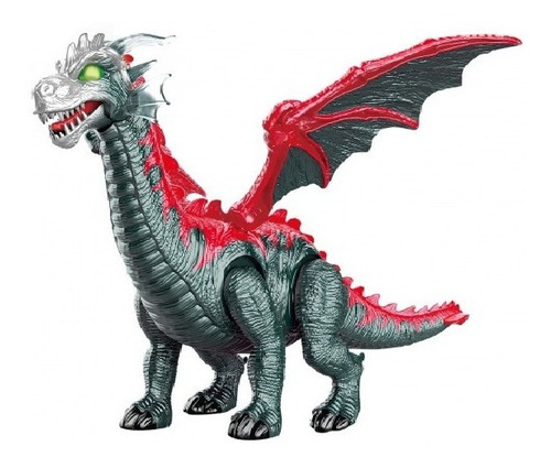 Imagen 1 de 8 de Juguete Dinosaurio Dragon Interactivo Luz Sonido Babymovil