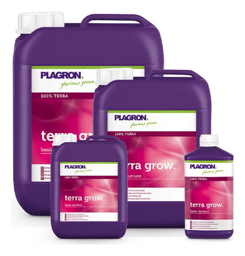 Terra Grow 1 Litro Plagron Fertilizante Base De Crecimiento