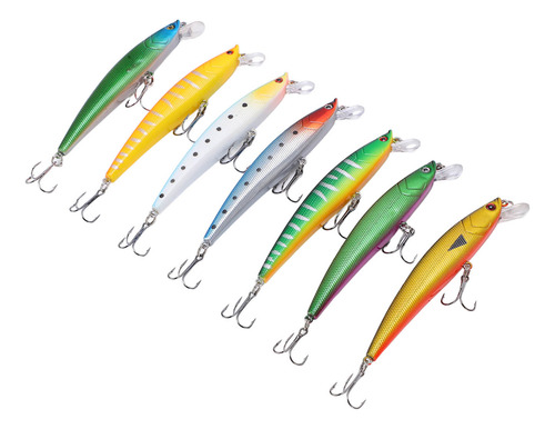 Juego De Cebos De Pesca, 7 Unidades, Señuelo Flotante Para S