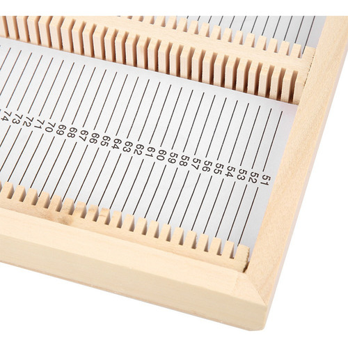Caja Madera Cerradura Almacenamiento Portaobjetos Microscopi