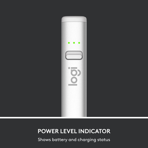 Lápiz Digital Logitech Crayon Para iPad Con Usb-c Plateado