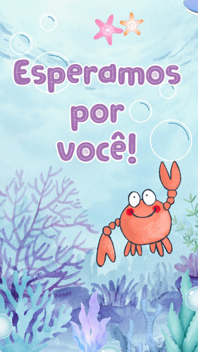 Convite Animado Fundo Do Mar Convite Virtual Fundo Do Mar