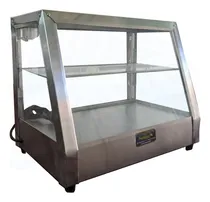 Comprar Calentador Exhibidor Vitrina Empanada Vidrio Plano 0.5 Metro