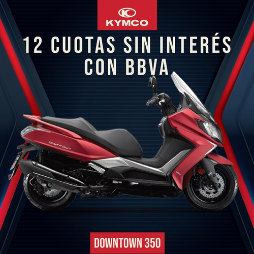 Imagen 1 de 17 de Kymco Downtown 350i Abs 12 Cuotas Sin Interés Bbva Unicomoto