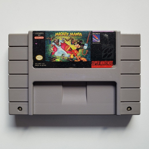 Mickey Mania - Original Snes Super Nintendo Cartucho Fita 