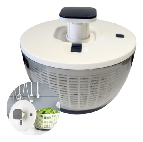 Centrifuga De Salada Folhas Simples Usar Cor Branco Grande