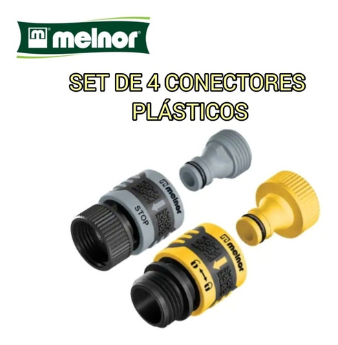 Conector Plásticos Set De 4 Piezas