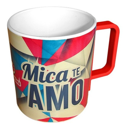Imagen 2 de 6 de Taza Plastica Sublimable Asa Manija Color X12