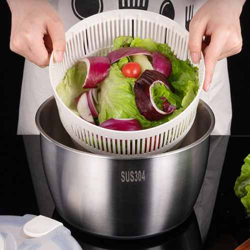 Secadora De Lechuga Giratoria Lavadora Y Centrifugadora De L