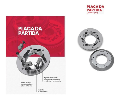 Placa De Partida Nxr Bros 150 2005 Nx150/cbx 150 Aero Wgk