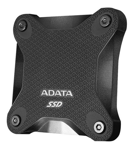 Disco sólido SSD externo Adata ASD600Q-240GU31 240GB negro