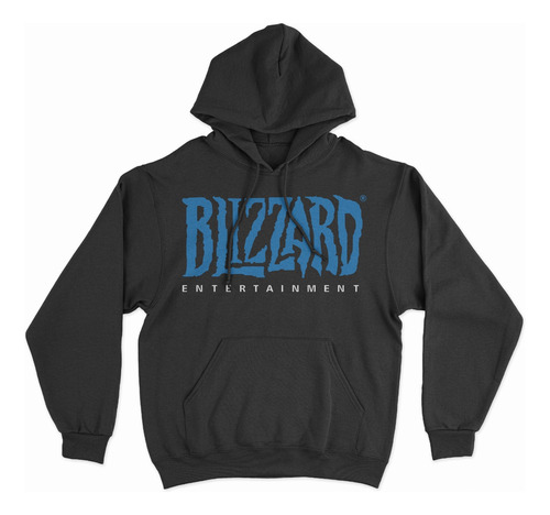 Buzo Hoodie Capucha Logo Blizzard Entertainment Videojuegos