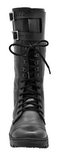 bota militar masculina cano longo