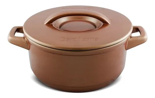 Panela Cerâmica Ceraflame Caçarola Duo+ 22cm 3,2l Cobre