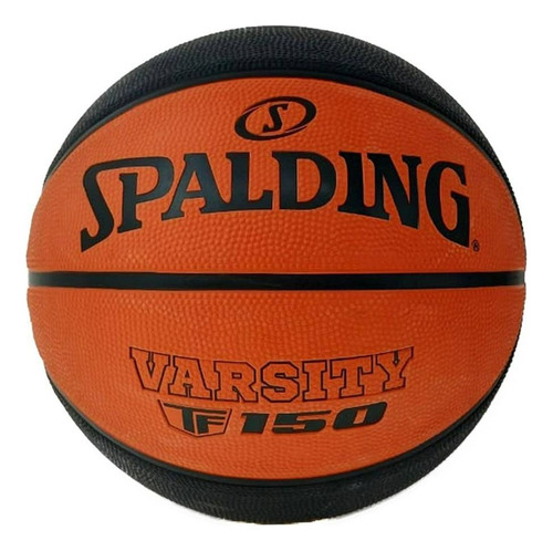 Balón De Básquetbol Spalding Tf 150 #6 Negro/naranja