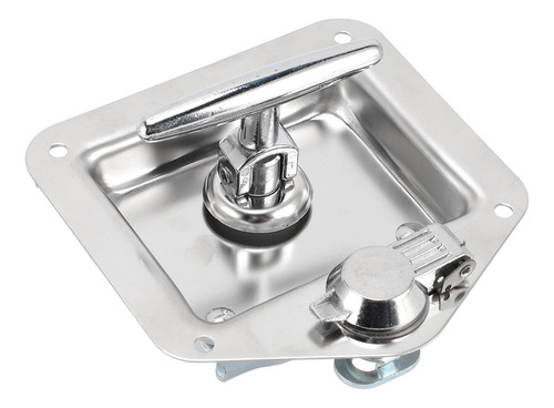 Tool Latch T Handle Keys, Alça Dobrável, Fechadura De Aço In