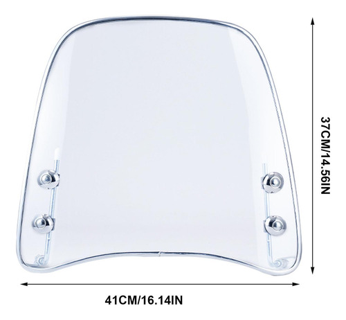 Parabrisas Atv Deflector De Viento Para Motocicleta Deflecto