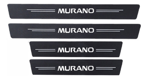 Nissan Murano Protectores Para Posapies Puerta Fibra Carbono
