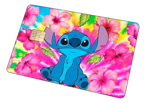 Sticker Para Tarjeta Nuevo Lilo Y Stitch Stitch Flores