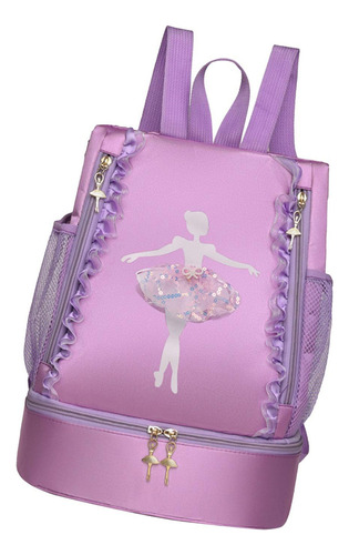 Bolsa De Baile De Ballet Con Cierre De Ballet Para Niña, Par