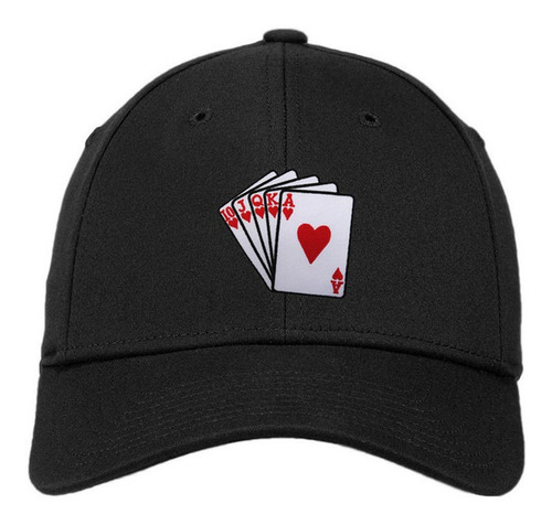 Gorra Gorro Bordada Poker Cartas As Ases Pica Escalera Mod1