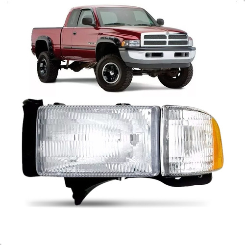 Farol Dodge Ram 1994 1995 1996 1997 1998 1999 2000 2001