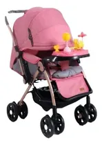 Comprar Coche Para Bebes Babies Con Juguetes Y Musical Color Rosa Color Del Chasis Azul Rojo Rosado