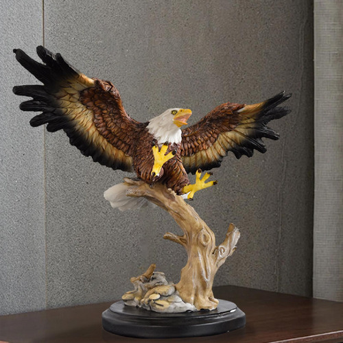 Estatua De Águila Retro, Adorno De 25cm X 12,5cm X 21,5cm