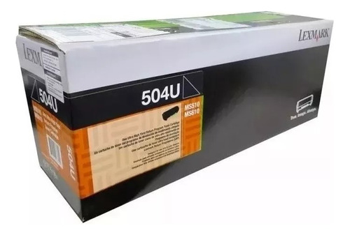 Toner 504 U 50f4u00 Original Para Lexmark Ms510 Ms610