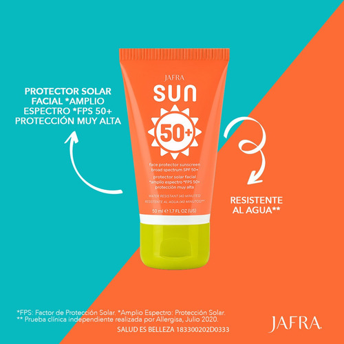 Protector Solar Facial Jafra Sun Bloqueador Fps50