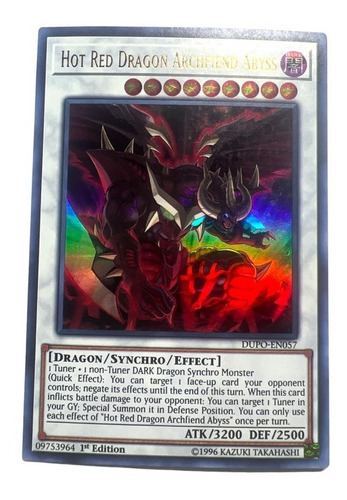 Yugioh Hot Red Dragon Archfiend Abyss Dupo