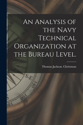 Libro An Analysis Of The Navy Technical Organization At T...