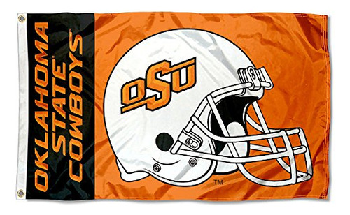 Bandera Del Casco De Fútbol Americano De Osu Cowboys