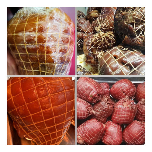 4 Rollos De Malla For Carne Algodón Jamón Calcetín Elástico