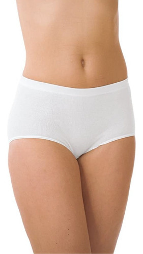 Imagen 6 de 6 de Calzon Pantaleta Infantil Niña Blanco 3 Unidades Algodón 100