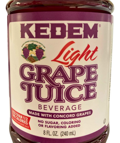 Set De 3 Jugos De Uva Kedem Kosher Natural 240 Ml - Pesaj