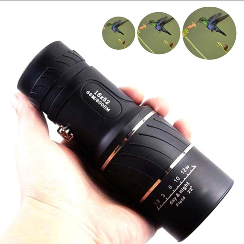 Mini 16*52 Monocular Visión Nocturna Telescopio Impermeable