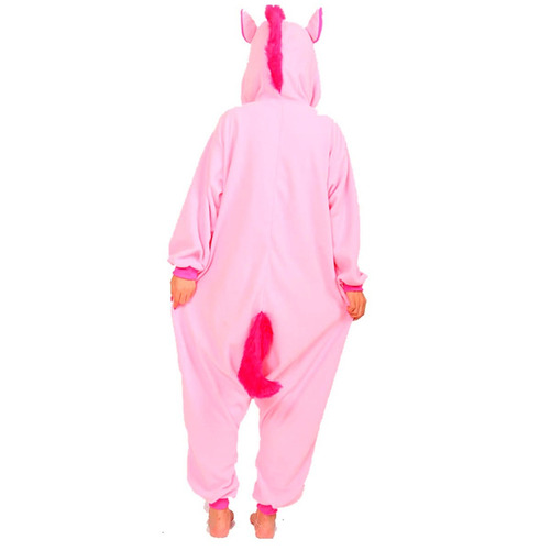 Unicórnio Rosa Pijama Macacão Kigurumi - Pronta Entrega