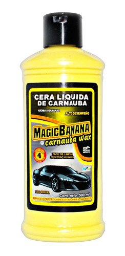 Cera Liquida De Carnauba - Magic Banana 500 Ml