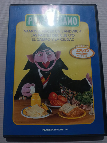 Película Dvd Plaza Sésamo Planeta 4 Un Sándwich Año 2005