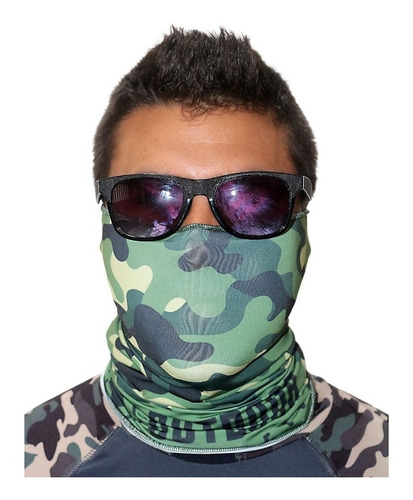 Imagem 5 de 9 de Kit 2 Buff Bandana Ciclismo Uv50 Camuflado Selva + Digital