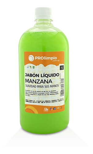 Jabón Líquido Manzana 1 Litro - Prolimpio