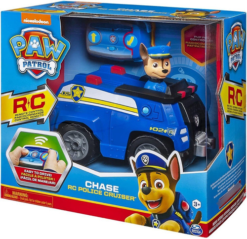 Paw Patrol Radio Control Remoto Chase Policía Nickelodeon