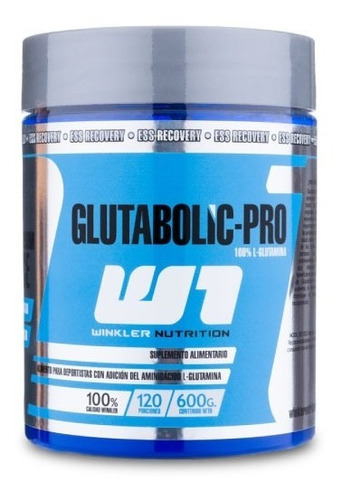 Glutamina Glutabolic-pro 600 Grs. Winkler Nutrition Sabor Natural