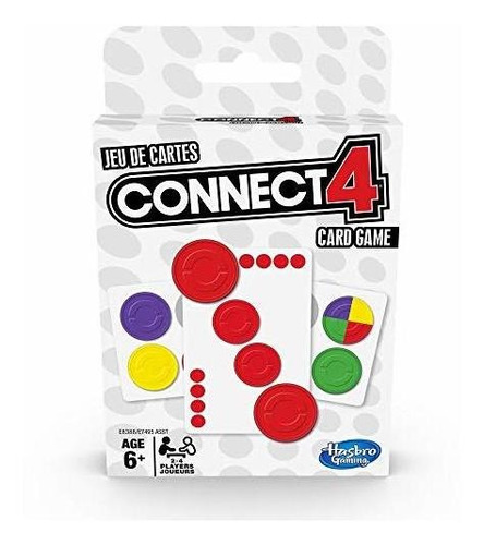 Juego De Cartas Para Niño Connect 4 Card Game For Kids Ages 