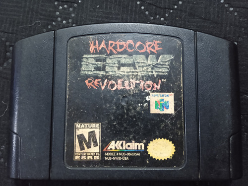 Ecw Hardcore Revolution Original N64 Nintendo 64