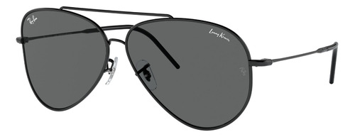 Lentes De Sol Aviator Reverse Negro X Lenny Kravitz Ray-ban