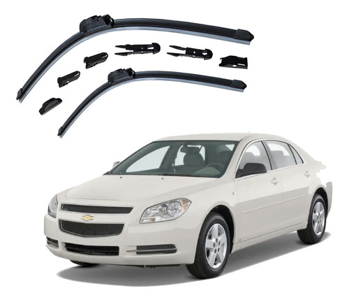 2 Plumas Limpiaparabrisas Reluvsa Chevrolet Malibu 2008-2012